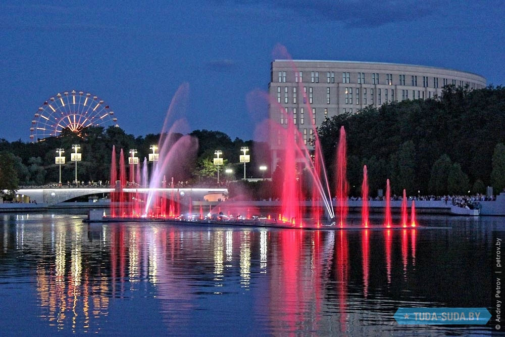 Сезон фонтанов в Минске