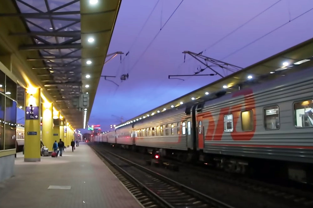 Скорый поезд из Самары в Минск