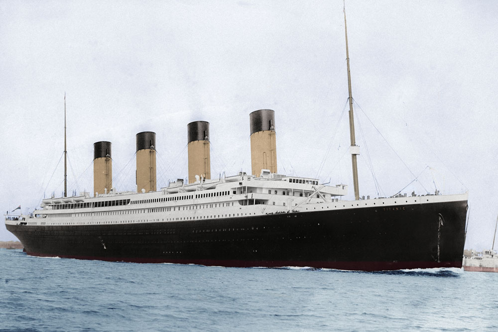 Трансатлантический пассажирский пароход Титаник
